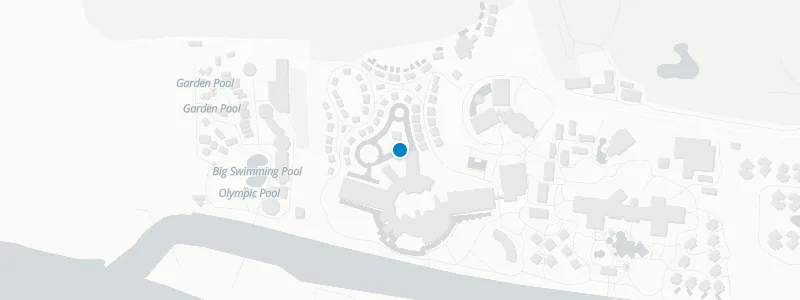 Map showing location of Gloria Serenity Resort
