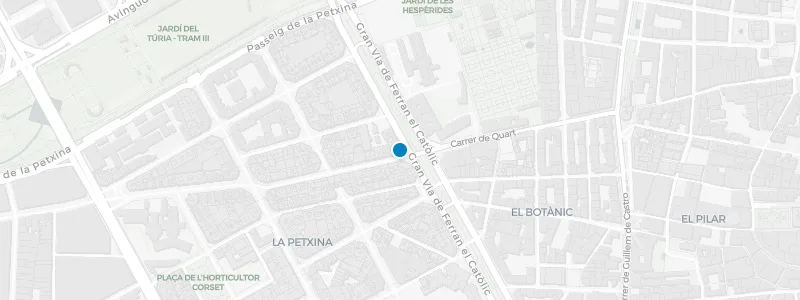 Map showing location of L&H Gran Vía Valencia Rooftop