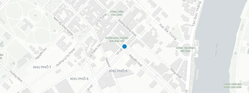 Map showing location of Level 23 Wine Bar & Nightspot