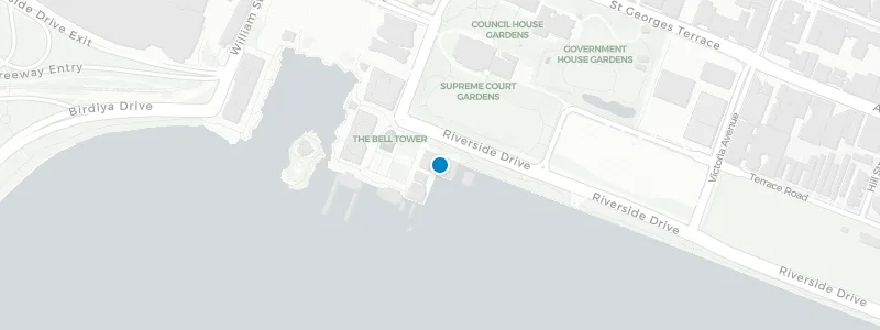 Map showing location of 18 Knots Rooftop Bar