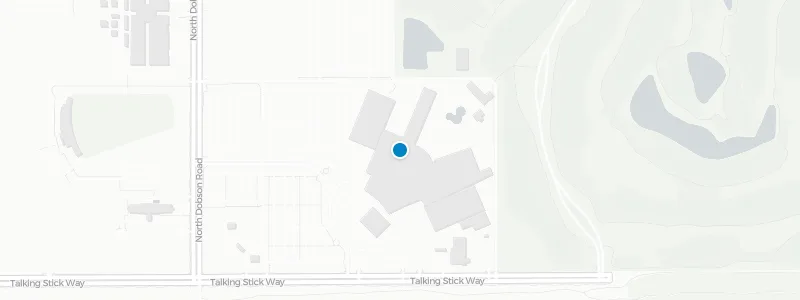 Map showing location of Orange Sky at Talking Stick Resort