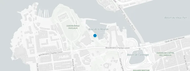 Map showing location of Rowing Club Restaurant