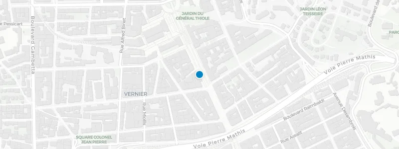 Map showing location of Rooftop Monsigny