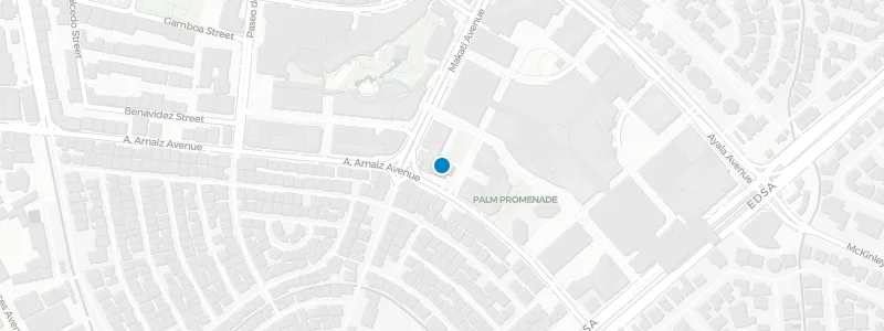 Map showing location of Mistral Rooftop Bar