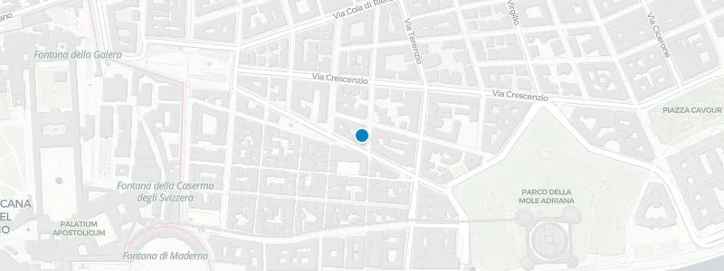 Map showing location of Hotel Atlante Star