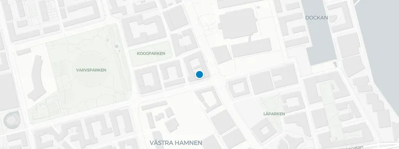 Map showing location of The More Hotel Västra Hamnen Rooftop Terrace