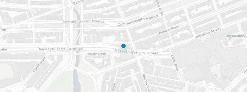 Map showing location of Bubble Bath Boston