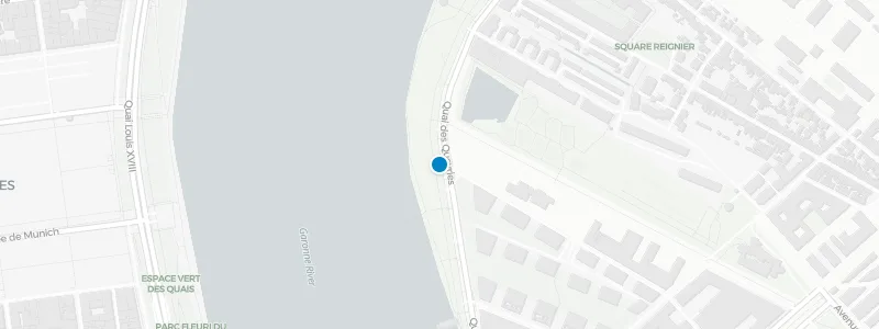 Map showing location of L’Estacade