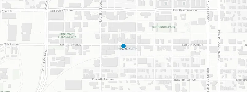 Map showing location of Club Prana