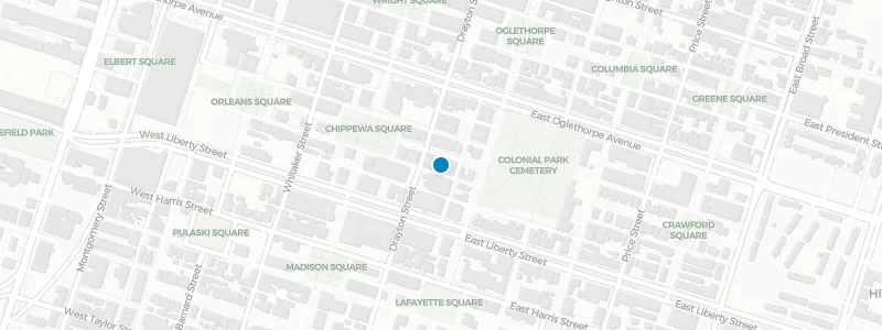 Map showing location of Peregrin