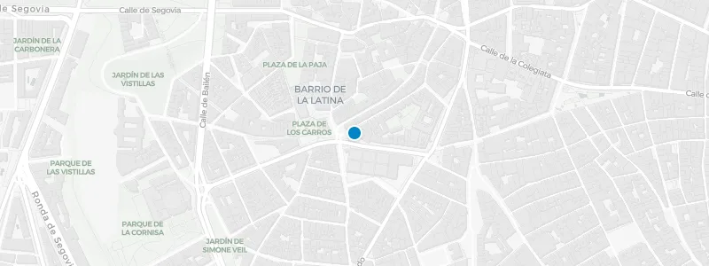 Map showing location of El Viajero