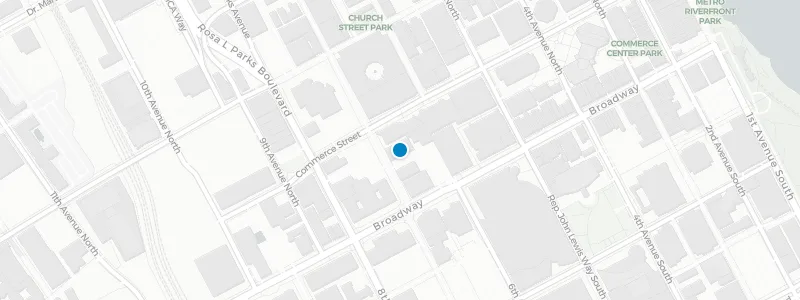 Map showing location of Heirloom Rooftop