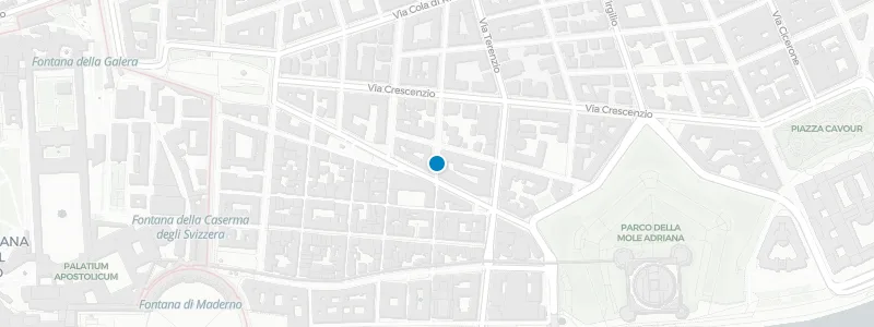 Map showing location of Terrazza Les Etoiles at Hotel Atlante Star