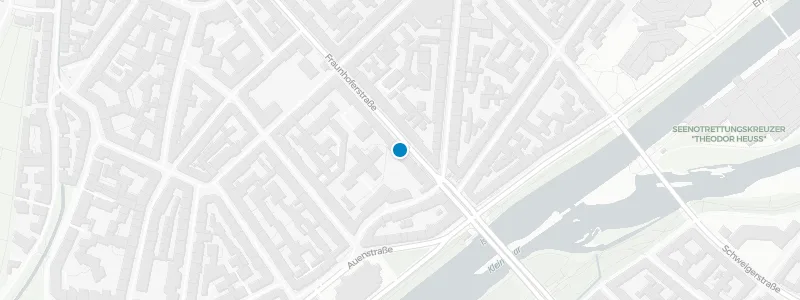 Map showing location of The Flushing Meadows Bar