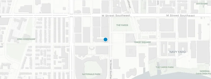 Map showing location of Top of the Yard