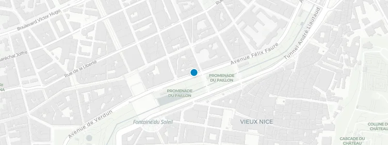Map showing location of Le Moon Bar