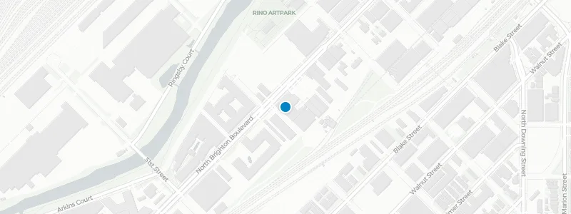Map showing location of The Woods Restaurant & Rooftop