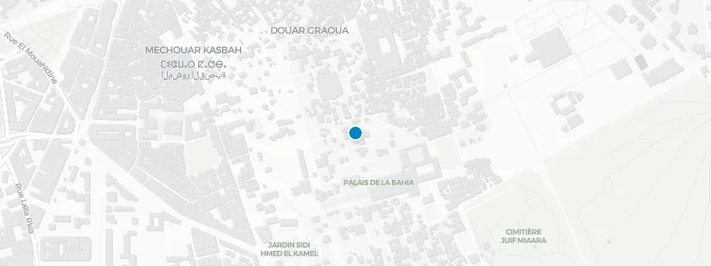Map showing location of La Terrasse de la Brillante