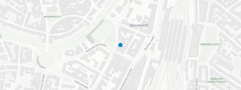 Map showing location of ATLANTIC Skybar Münster