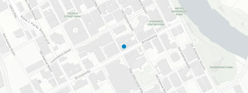 Map showing location of Tootsies Orchid Lounge