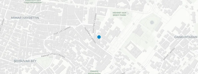 Map showing location of Grace Rooftop