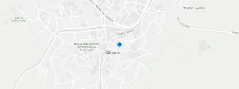 Map showing location of Haruna Restaurant at Carus Cappadocia Hotel