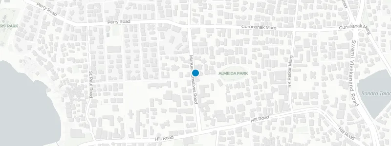 Map showing location of Veranda Rooftop