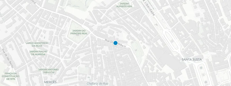Map showing location of Memmo Príncipe Real