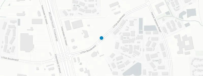 Map showing location of Chicken N Pickle - San Antonio
