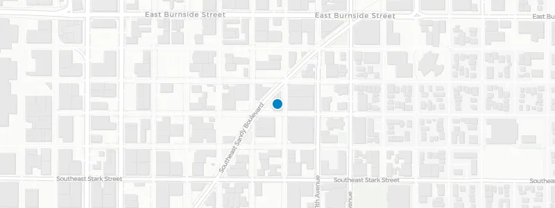 Map showing location of Jackie's
