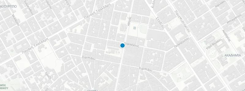 Map showing location of Olympias, The Rooftop Bar