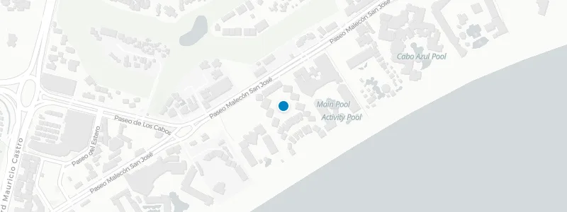 Map showing location of Cielomar Rooftop