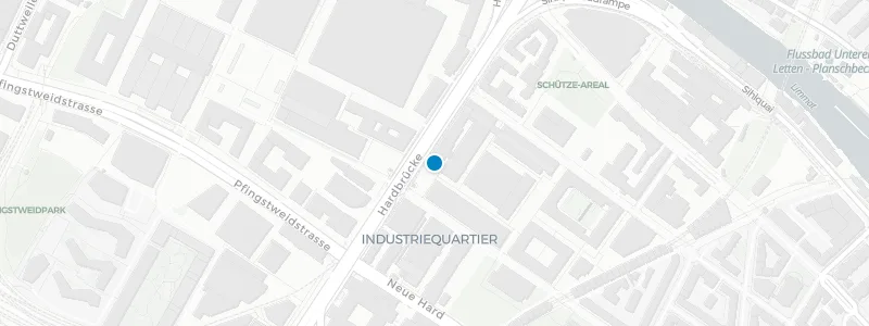Map showing location of SOHO Zurich