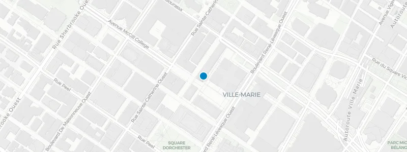 Map showing location of Les Enfants Terribles