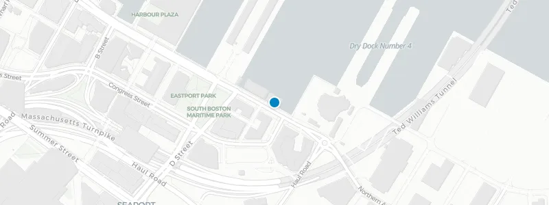 Map showing location of Legal Harborside