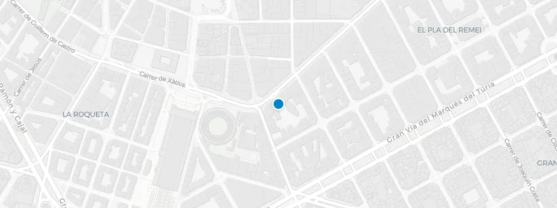 Map showing location of Terraza Hotel SH Colón Valencia