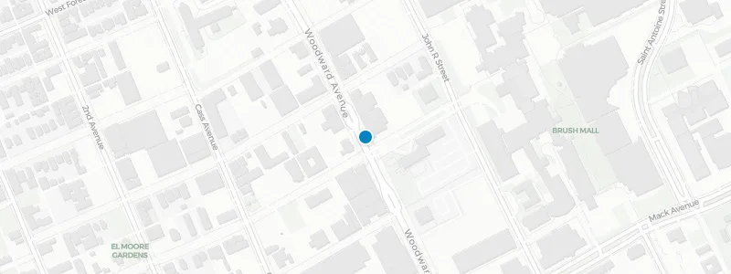 Map showing location of The Alley Deck