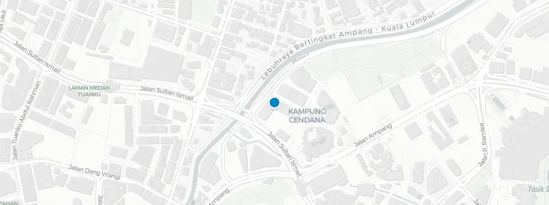 Map showing location of DEEPBLUE at THE FACE Suites