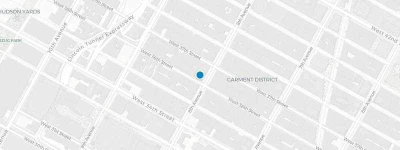 Map showing location of Vue 180 Rooftop