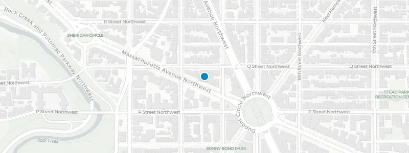 Map showing location of Tag Rooftop Bar