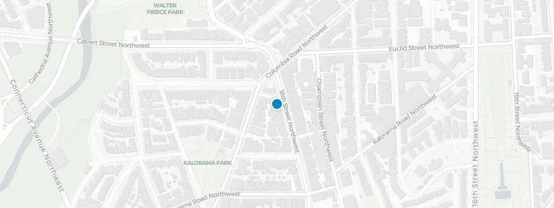 Map showing location of Roofers Union
