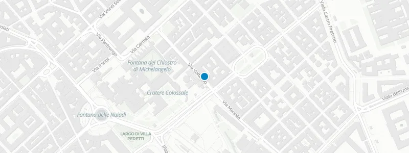 Map showing location of Terrazza Cielo