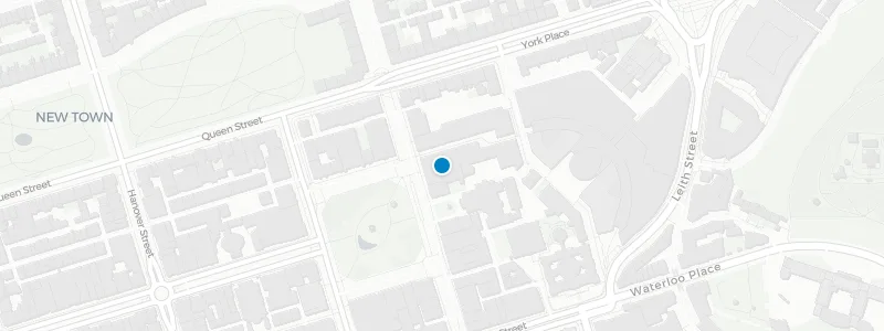 Map showing location of Harvey Nichols Forth Floor