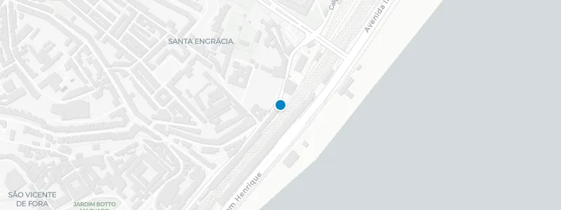 Map showing location of Ferroviário