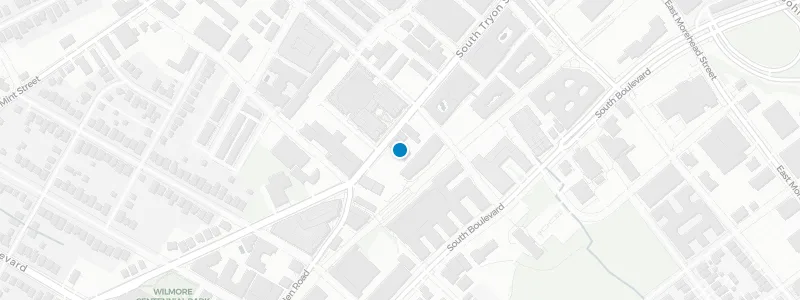 Map showing location of The Gin Mill South End
