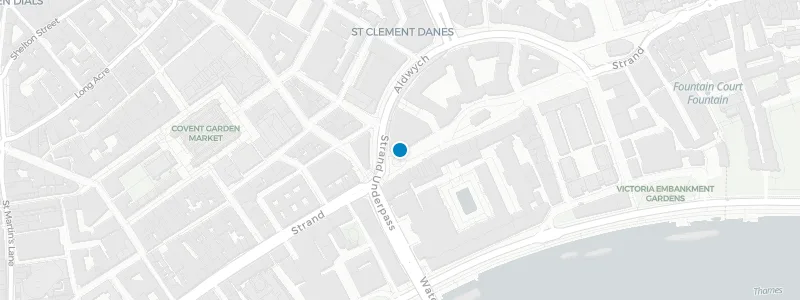 Map showing location of Radio Rooftop Bar