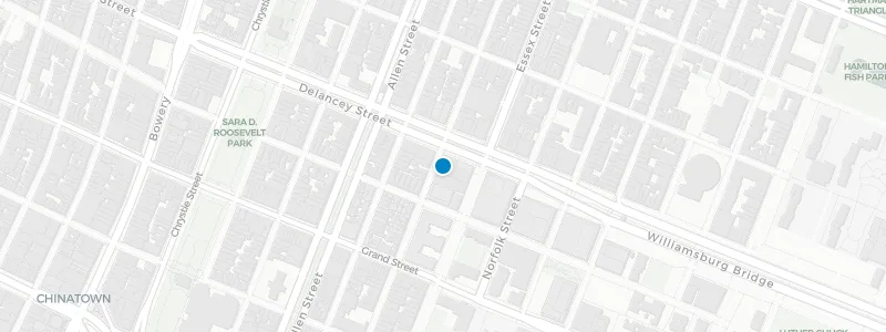 Map showing location of Hotel Chantelle