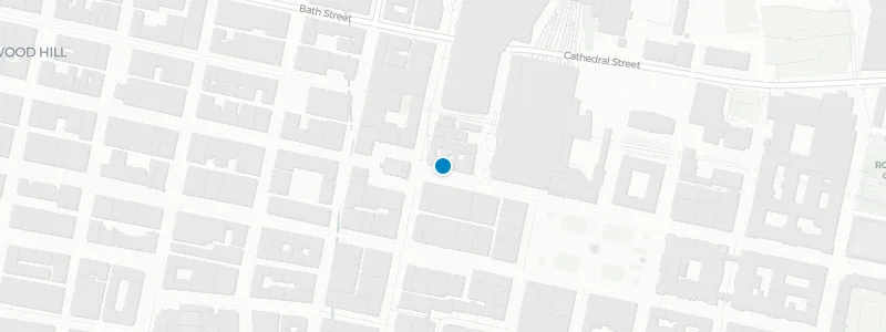 Map showing location of Windows Restaurant