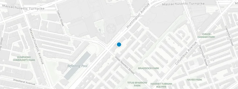 Map showing location of RTP at Hotel Colonnade