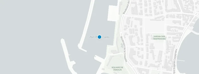Map showing location of Cloud Nine by Bâoli Cannes